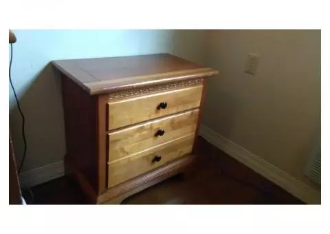 dresser and two nightstands